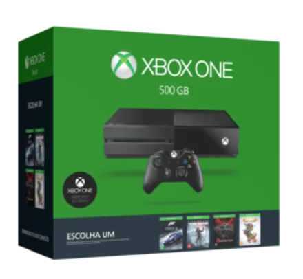Saindo por R$ 1169,1: Console Xbox One 500Gb - *Escolha Seu Jogo | Pelando