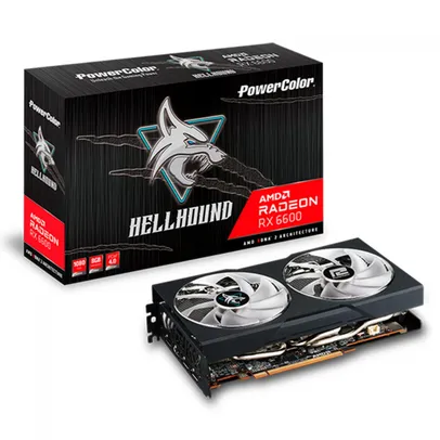 Placa de Vídeo PowerColor Hellhound RX 6600, 8GB