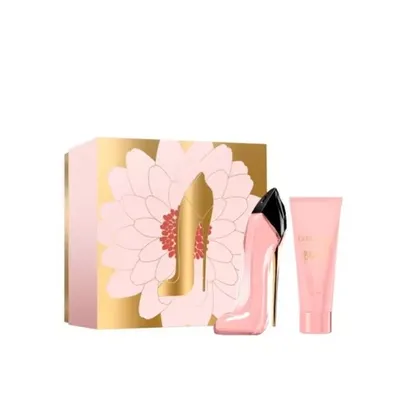 Kit perfume carolina herrera good girl blush 100ml - edp + hidratante