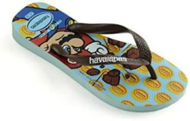 Havaianas Mario Bros [2 cores disponíveis]