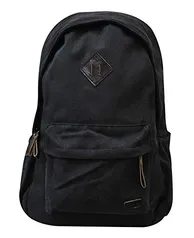 Mochila casual, Poliester, Unissex, Preta | R$ 70