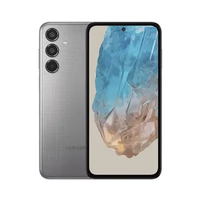 Celular Samsung Galaxy M35 5G , Câmera Tripla até 50MP, Selfie 50MP, Tela Super AMOLED + 6.6 120Hz, 256GB, 8GB RAM - Cinza