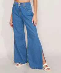 Calça Wide Leg - Cintura super alta - R$59