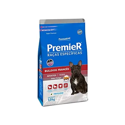 Ração Premier Raças Específicas Bulldog Francês para Cães Adultos, 1kg Premier Pet Raça Adulto,