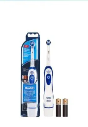 [PRIME] Escova Dental Elétrica Oral-B Pro-Saúde Power + Pilha Nanfeng | R$70