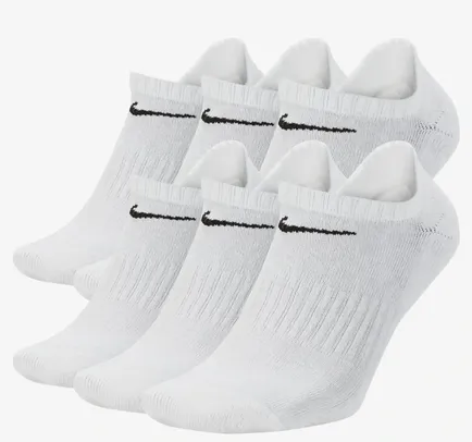 Meia Nike Everyday Cushioned (6 Pares) Masculina