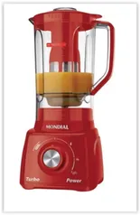 Liquidificador Mondial com Filtro L-99-FR 500W 2,2L Vermelho 127V