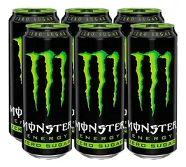 [78UN R$426,66] Energético Monster Energy Zero Açucar 473ml