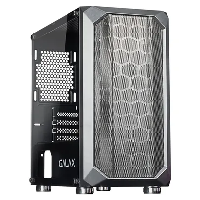 Gabinete Gamer Galax Nebulosa, Mini Tower, Vidro Temperado, Sem Fan, Black, Sem Fonte, GX700