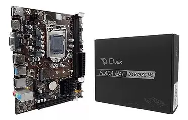 Placa Mãe Duex Dx B75zg M.2 Socket 1155 Core I7 I5 I3 Ddr3