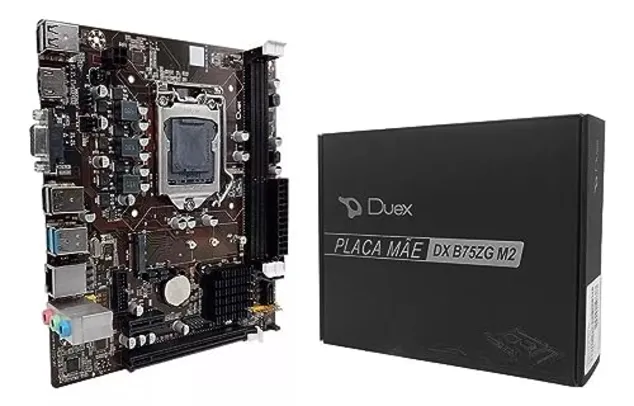 Placa Mãe Duex Dx B75zg M.2 Socket 1155 Core I7 I5 I3 Ddr3