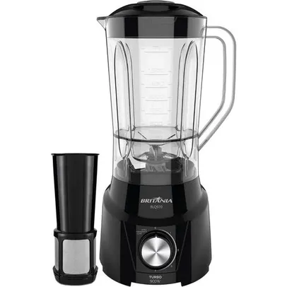 Liquidificador Britânia BLQ970P Turbo 2,6L 4 velocidades + Função Pulsar/autolimpeza Preto - 900W