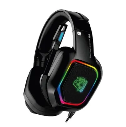 Headset Gamer ELG Extreme Predator RGB Preto 2.2m