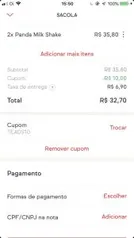 R$10 Off em pedidos no ifood