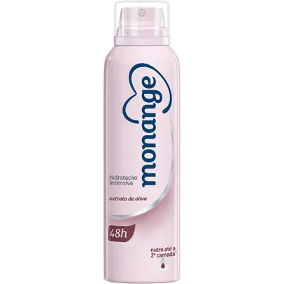[2 und] Desodorante Monange Aerosol Hidratação Intensiva 90g 