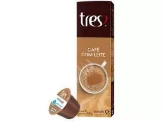 Cápsula de Café com Leite 3 Corações TRES - 10 Unidades