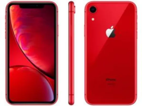 IPHONE XR - 128GB - VERMELHO ( Á VISTA R$ 4.839,12)