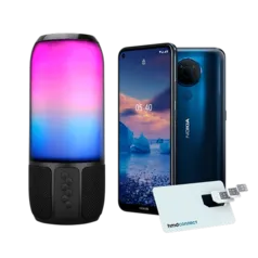 Smartphone Nokia 5.4 128GB, 4GB RAM, Tela 6,39 - Azul+ HMD Connect + Caixa de Som Speaker Flash 15W - MNK30X | R$1.400