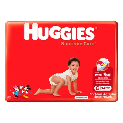 Fraldas Huggies Supreme Care G 64unid