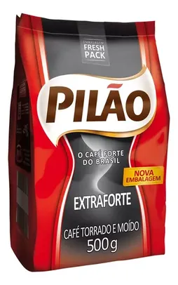 Café Pilão Torrado e Moído Extra Forte Pouch 500g