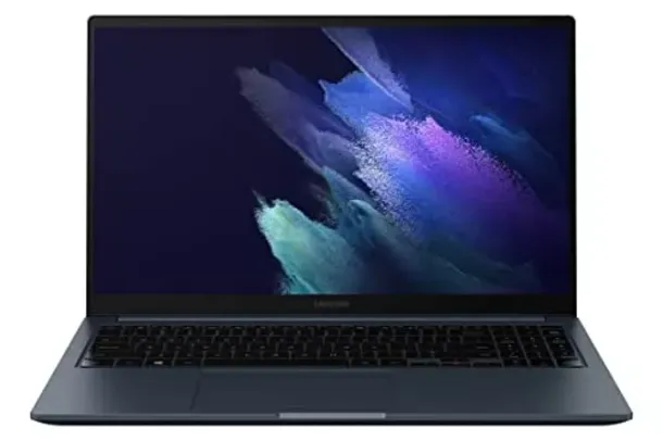 SAMSUNG Notebook Galaxy Book Odyssey Intel Intel 15,6 tela LED processador Intel Core i7 8GB memória SSD 512GB bateria de longa duração, preto místico