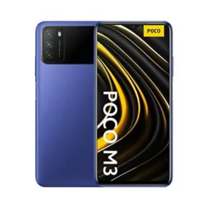 Smartphone Xiaomi Poco M3 64GB 4GB Global Azul | R$1.210