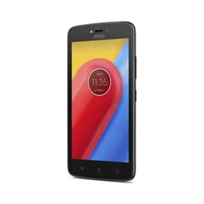 Celular Smartphone Motorola Moto C Quad 16gb 4g 2 Chips preto + brindes - R$ 369