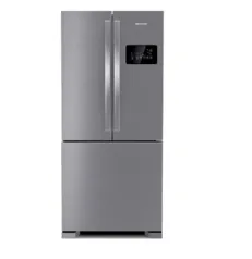 Geladeira Brastemp Frost Free Side Inverse 3 Portas A+++ 554 litros cor Inox - BRO85AK