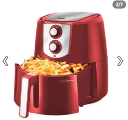 Fritadeira Sem Óleo Air Fryer Eos Chef Gourmet 4,2l Vermelha Eaf42v 220v