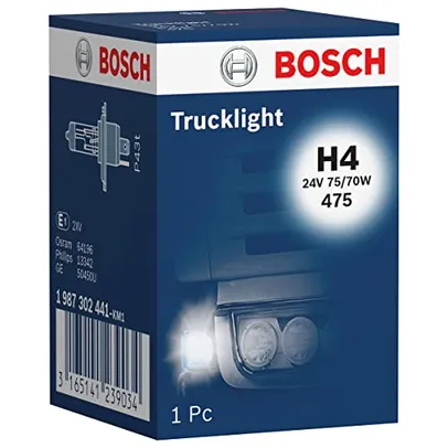 [R$ 15 SUPER] Lâmpada Bosch Truck Light - H4 24V 75/70W