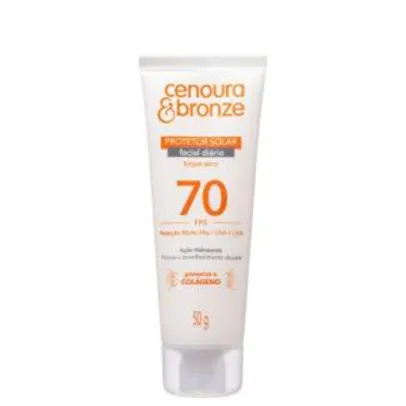 Cenoura e Bronze Protetor Solar Facial 70fps | R$ 16,40