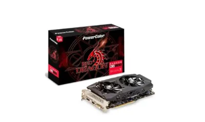 Placa de Vídeo PowerColor Red Dragon AMD Radeon RX 580, 8GB GDDR5 - AXRX 580 8GBD5-DHD