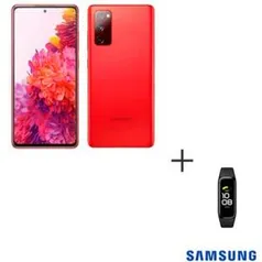 Samsung Galaxy FE Vermelho + Galaxy Fit2 Preto | R$ 2627