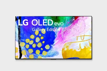 2022 Smart TV LG 65'' 4K OLED65G2 Evo Gallery Edition 120Hz Mais Brilho G-Sync 4x HDMI 2.1 ThinQAI Google Alexa