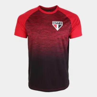 LANÇAMENTO - Camiseta São Paulo Gino Masculina - Vermelho e Preto