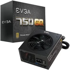 Fonte EVGA 750W 80 Plus Gold Semi Modular Modo ECO 210-GQ-0750-V