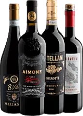 [Primeira Compra] Kit 4 Vinhos Italianos por R$54 cada