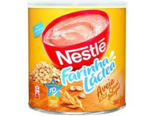 [App+Ouro]Farinha Láctea Nestlé Multigrãos Aveia 380g | R$8