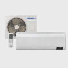 Ar-condicionado Split Inverter Samsung WindFree Sem Vento 12.000 BTUs Quente/Frio 220V AR12ASHABWKXAZ