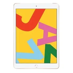 iPad 7 Apple, Tela Retina 10.2”, 128GB, Dourado, Wi-Fi + Cellular- MW6G2BZ/A