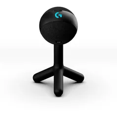 Microfone Gamer Logitech G Yeti Orb com RGB LIGHTSYNC, USB Plug and Play para Gravação de Conteúdo e Streaming, Preto - 988-000550