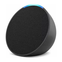 Smart Speaker Bluetooth Amazon Echo Pop Com Alexa Preto