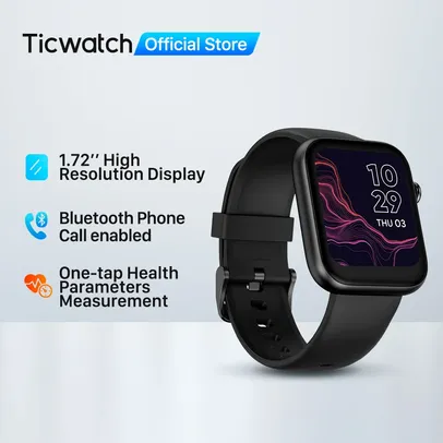 Novo Ticwatch Gth 2 Smartwatch Com Monitoramento De Spo2 De Frequência Cardíaca 24 Horas