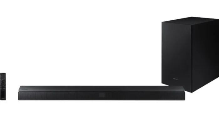 Home Theater Soundbar Samsung 320 W 2.1 Canais 4 HDMI HW-T555 | R$950