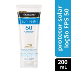 Protetor Solar Neutrogena Sun Fresh Fps 50 200ml