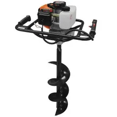 Perfurador de Solo PSH 520 à Gasolina 52CC 2,5HP com 1 Broca 80 x 20 cm - TERRA-708197 | R$600