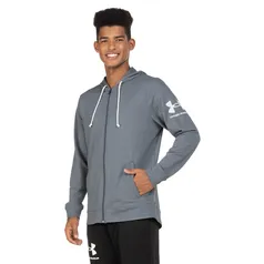 Blusão Under Armour Masculino com Capuz  Rival Terry FZ