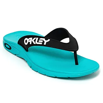 Chinelo Rest Mark II Oakley Masculino, Azul Turquesa, 39