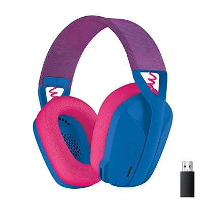 Headset Gamer Sem Fio Logitech G435 LIGHTSPEED, Conexão USB e Bluetooth