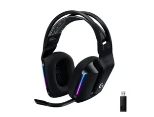 Headset Gamer Sem Fio Logitech G733 7.1 Dolby Surround RGB LIGHTSYNC, Blue VOICE para PC e PlayStation, Preto - 981-000863